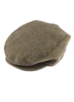 Men's Abraham Moon Herringbone Tweed Flat Cap 14 Men's Abraham Moon Herringbone Tweed Flat Cap -Dents Luxury Accessories Sales 1 3041Spruce