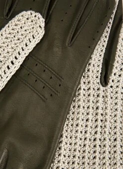 Men's Heritage Crochet-Back Leather Driving Gloves -Dents Luxury Accessories Sales 15 1003 20hunter 204