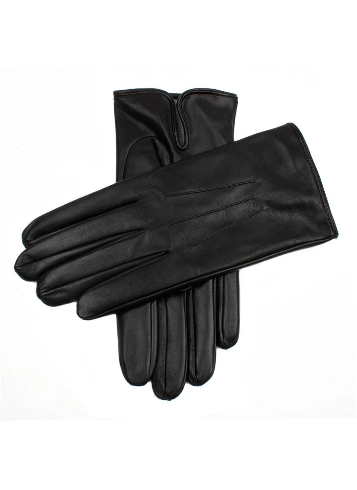 Men's Heritage Three-Point Silk-Lined Leather Gloves 2 Men's Heritage Three-Point Silk-Lined Leather Gloves - Image 2