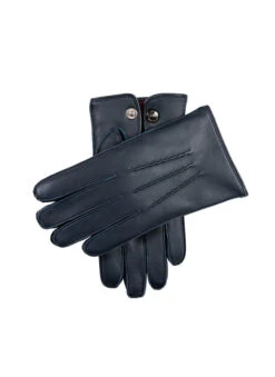 Men’s Heritage Touchscreen Three-Point Fur-Lined Leather Gloves 6 Men’s Heritage Touchscreen Three-Point Fur-Lined Leather Gloves -Dents Luxury Accessories Sales 15 1134 Navy