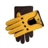 Men’s Heritage Handsewn Two-Colour Peccary And Deerskin Leather Driving Gloves