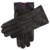 Men's Heritage Three-Point Cashmere-Lined Leather Gloves With Colour Contrast Details