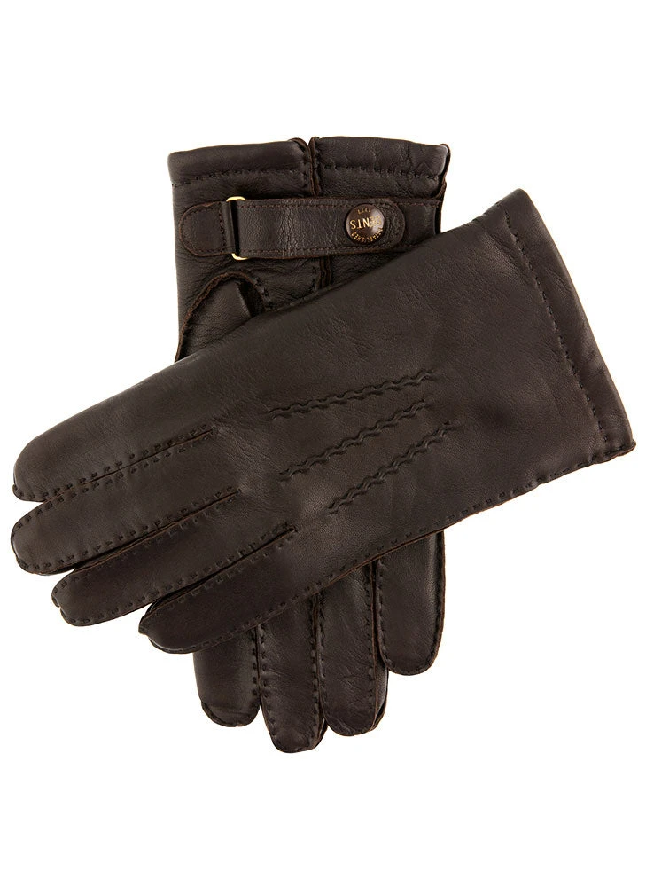 Men's Heritage Handsewn Three-Point Cashmere-Lined Leather Gloves 4 Men's Heritage Handsewn Three-Point Cashmere-Lined Leather Gloves - Image 4