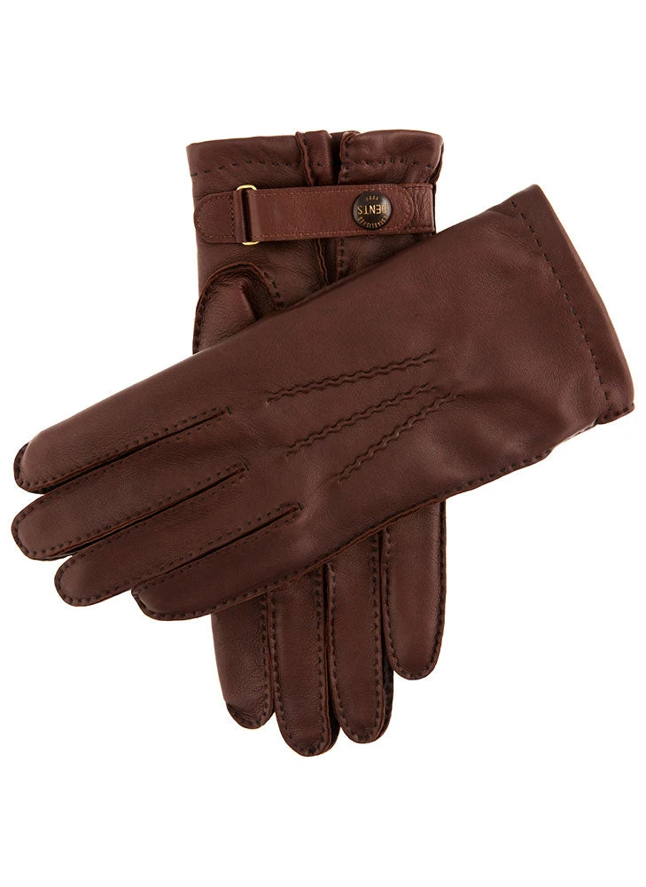 Men's Heritage Handsewn Three-Point Cashmere-Lined Leather Gloves 10 Men's Heritage Handsewn Three-Point Cashmere-Lined Leather Gloves - Image 10