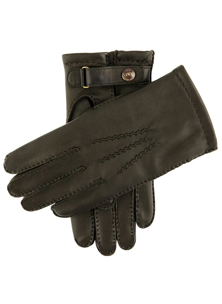 Men's Heritage Handsewn Three-Point Cashmere-Lined Leather Gloves 3 Men's Heritage Handsewn Three-Point Cashmere-Lined Leather Gloves - Image 3