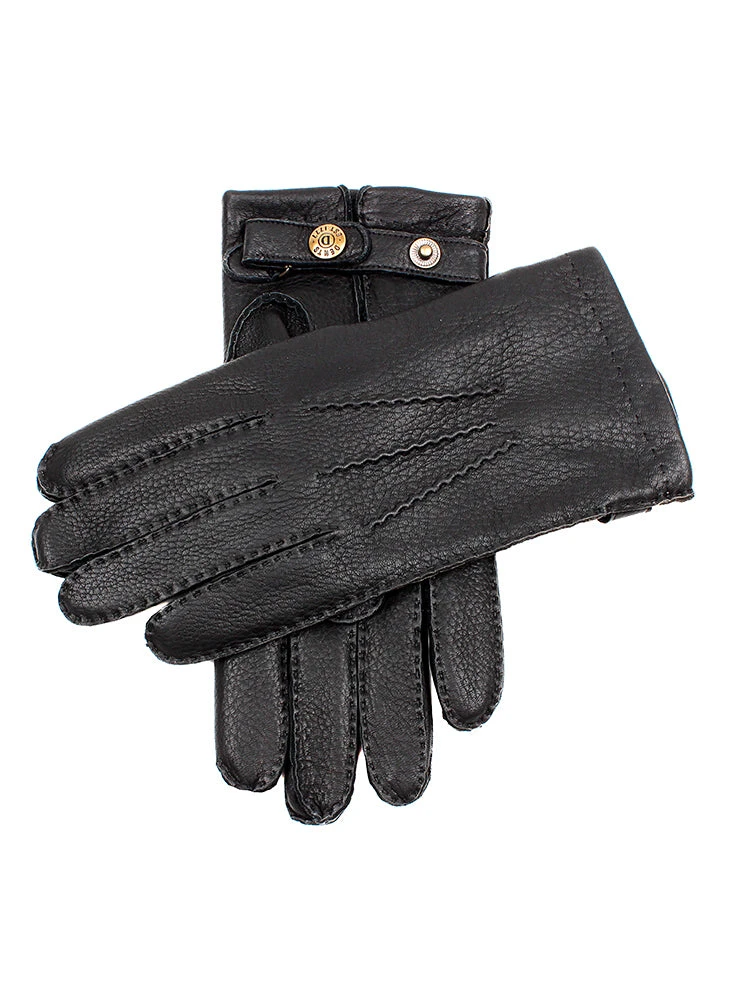 Men's Heritage Handsewn Three-Point Chamois-Lined Deerskin Leather Gloves 1 Men's Heritage Handsewn Three-Point Chamois-Lined Deerskin Leather Gloves
