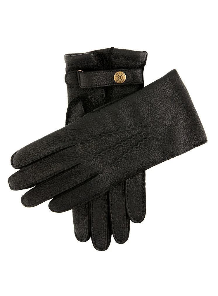 Men's Heritage Handsewn Three-Point Cashmere-Lined Deerskin Leather Gloves 1 Men's Heritage Handsewn Three-Point Cashmere-Lined Deerskin Leather Gloves