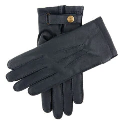 Men's Heritage Handsewn Three-Point Cashmere-Lined Deerskin Leather Gloves 8 Men's Heritage Handsewn Three-Point Cashmere-Lined Deerskin Leather Gloves -Dents Luxury Accessories Sales 15 1550 Navy