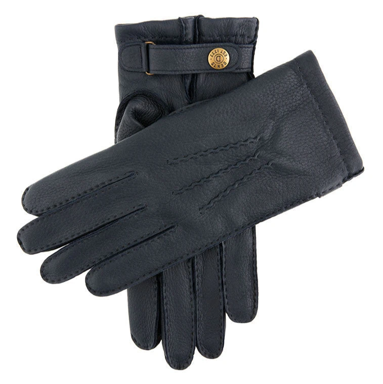 Men's Heritage Handsewn Three-Point Cashmere-Lined Deerskin Leather Gloves 3 Men's Heritage Handsewn Three-Point Cashmere-Lined Deerskin Leather Gloves - Image 3
