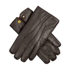 Men's Heritage Three-Point Fur-Lined Leather Gloves 33 Men's Heritage Three-Point Fur-Lined Leather Gloves -Dents Luxury Accessories Sales 15 1590 Brown Grey
