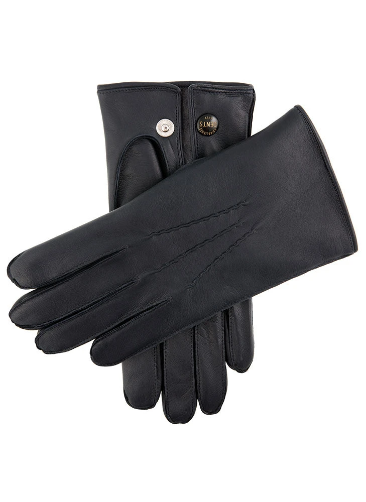 Men's Heritage Three-Point Fur-Lined Leather Gloves 3 Men's Heritage Three-Point Fur-Lined Leather Gloves - Image 3