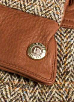 Men's Heritage Cashmere-Lined Harris Tweed And Deerskin Leather Gloves -Dents Luxury Accessories Sales 15 1598 20havana 20grouse 201