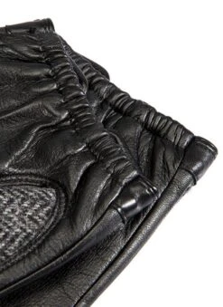 Men's Heritage Cashmere-Lined Abraham Moon Herringbone Tweed And Leather Gloves -Dents Luxury Accessories Sales 15 1636 black 4 8a81667a b3a1 4d89 bdb2 43a3e53d1ec9