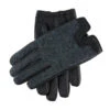 Men's Heritage Cashmere-Lined Abraham Moon Herringbone Tweed And Leather Gloves