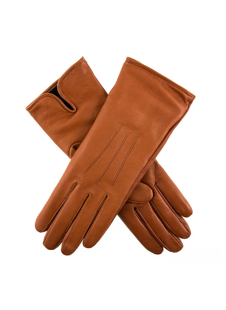 Women's Heritage Three-Point Cashmere-Lined Leather Gloves 4 Women's Heritage Three-Point Cashmere-Lined Leather Gloves - Image 4