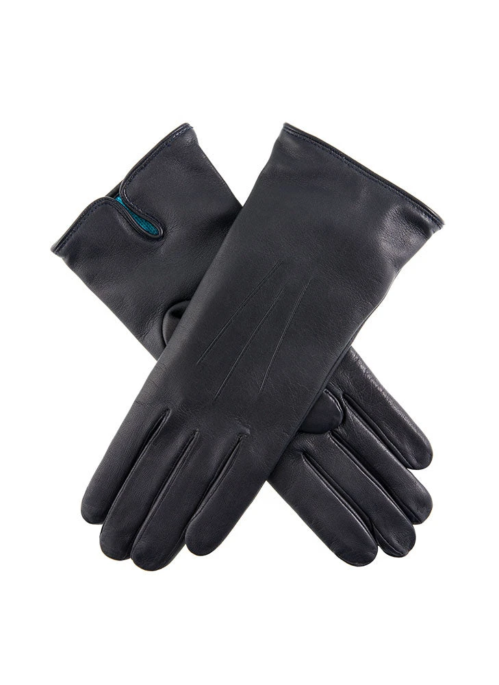 Women's Heritage Three-Point Cashmere-Lined Leather Gloves 2 Women's Heritage Three-Point Cashmere-Lined Leather Gloves - Image 2