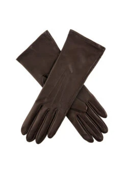 Women's Heritage Three-Point Silk-Lined Leather Gloves -Dents Luxury Accessories Sales 17 1048 Mocca e593bc0b 4339 4c2a a7ce 5eb17708ef6e
