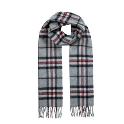 Heritage Bold Check Cashmere Scarf With Tassels