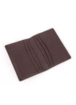 Men's Pebble Grain Leather Card Holder With RFID Blocking -Dents Luxury Accessories Sales 23 5500Chocolate3
