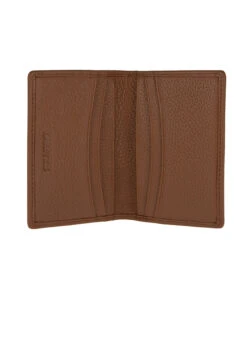 Men's Pebble Grain Leather Card Holder With RFID Blocking -Dents Luxury Accessories Sales 23 5500Cognac2