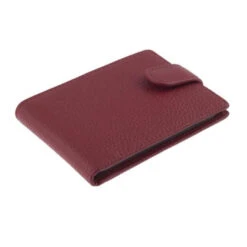 Men's Pebble Grain Leather Card Holder With RFID Blocking And Tab -Dents Luxury Accessories Sales 23 5506 20berry 203