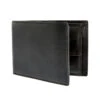 Men's Smooth Nappa Leather Trifold Wallet With RFID Blocking And Coin Purse