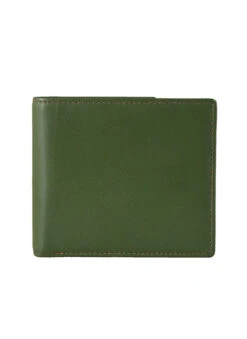 Men's Smooth Nappa Leather Bifold Wallet With RFID Blocking -Dents Luxury Accessories Sales 23 5550 Olive English Tan 2
