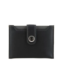 Men's Smooth Nappa Leather Card Holder With RFID Blocking And Case -Dents Luxury Accessories Sales 23 5551 Black Slate 2