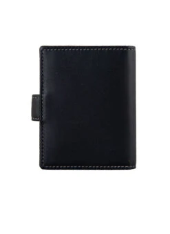 Men's Smooth Nappa Leather Business Card Holder With RFID Blocking And Tab 16 Men's Smooth Nappa Leather Business Card Holder With RFID Blocking And Tab -Dents Luxury Accessories Sales 23 5552 Black Slate 3