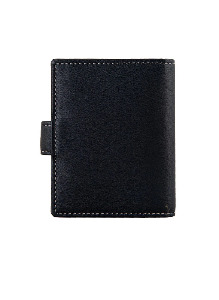 Men's Smooth Nappa Leather Business Card Holder With RFID Blocking And Tab 5 Men's Smooth Nappa Leather Business Card Holder With RFID Blocking And Tab - Image 5