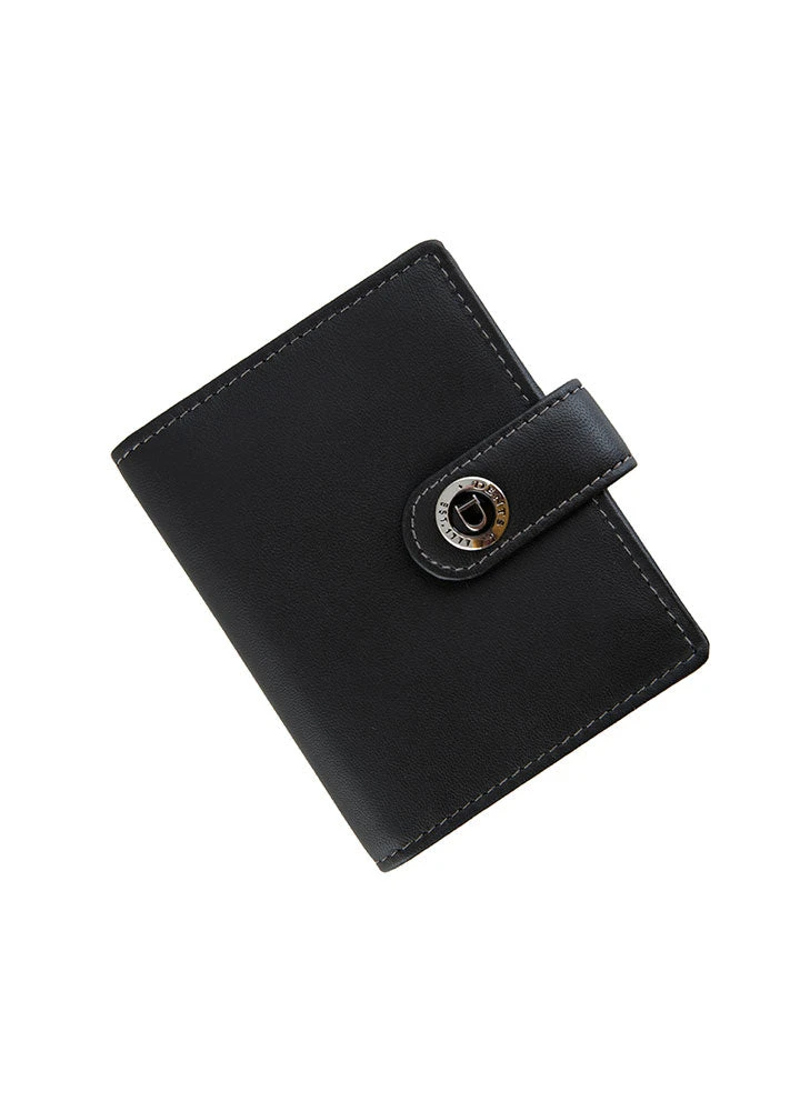 Men's Smooth Nappa Leather Business Card Holder With RFID Blocking And Tab 2 Men's Smooth Nappa Leather Business Card Holder With RFID Blocking And Tab - Image 2