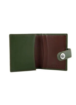 Men's Smooth Nappa Leather Business Card Holder With RFID Blocking And Tab 20 Men's Smooth Nappa Leather Business Card Holder With RFID Blocking And Tab -Dents Luxury Accessories Sales 23 5552 Olive English Tan 1
