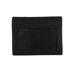 Men's Pebble Grain Leather Card Holder With RFID Blocking And Window Pocket -Dents Luxury Accessories Sales 23 5555 Black 2
