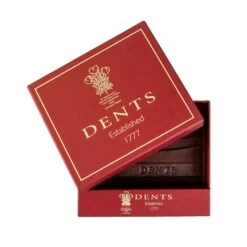 Men's Pebble Grain Leather Card Holder With RFID Blocking And Window Pocket -Dents Luxury Accessories Sales 23 5555 Dartk Tan 3