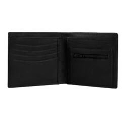 Men's Pebble Grain Leather Bifold Wallet With RFID Blocking And Coin Purse 16 Men's Pebble Grain Leather Bifold Wallet With RFID Blocking And Coin Purse -Dents Luxury Accessories Sales 23 5557 Black 4
