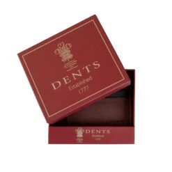 Men's Two-Colour Pebble Grain Leather Card Holder With RFID Blocking And Zipped Pocket -Dents Luxury Accessories Sales 23 5559 Dark Tan 3