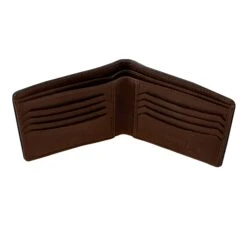 Men's Two-Colour Pebble Grain Leather Bifold Wallet With RFID Blocking -Dents Luxury Accessories Sales 23 5560 Dark Tan 3