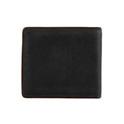 Men's Two-Colour Pebble Grain Leather Bifold Wallet With RFID Blocking And Coin Purse -Dents Luxury Accessories Sales 23 5561 Black 2