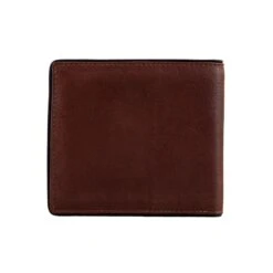 Men's Two-Colour Pebble Grain Leather Bifold Wallet With RFID Blocking And Coin Purse -Dents Luxury Accessories Sales 23 5561 Dark Tan 2