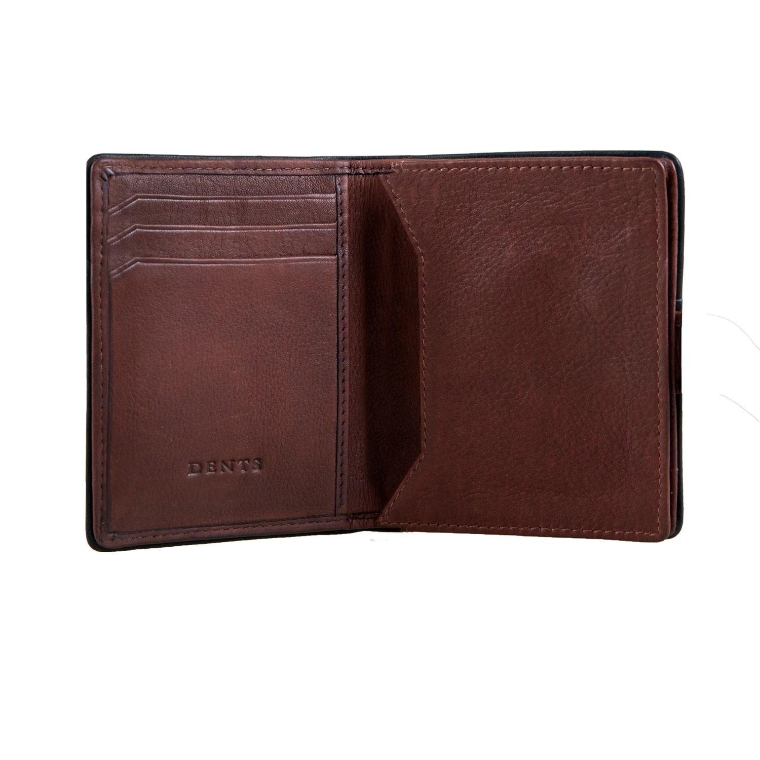 Men's Two-Colour Pebble Grain Leather Business Card Holder With RFID Blocking 2 Men's Two-Colour Pebble Grain Leather Business Card Holder With RFID Blocking - Image 2