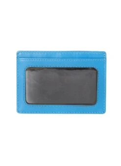 Men's Smooth Nappa Leather Card Holder With RFID Blocking And Window Pocket -Dents Luxury Accessories Sales 235525 20turquoise 201 da23cc63 3503 4cb3 9662 c6d5ebd503b2