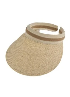 Women's Straw Sun Visor With Ribbon Band -Dents Luxury Accessories Sales 3 1365 20natural fdab127e ec51 4e59 b2ac 0cbae901e8cb