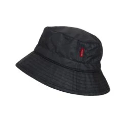 Women’s Halley Stevensons Waxed Cotton Bucket Hat -Dents Luxury Accessories Sales 3 6033 Black