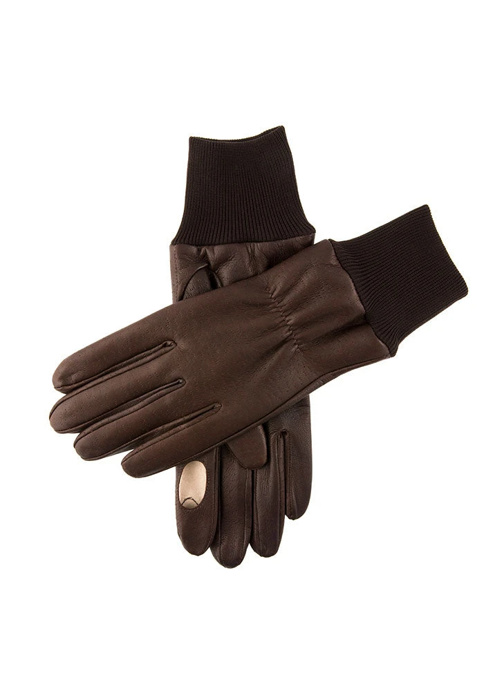 Men's Heritage Water-Resistant Half Fleece-Lined Right Hand Leather Shooting Gloves 6 Men's Heritage Water-Resistant Half Fleece-Lined Right Hand Leather Shooting Gloves - Image 6