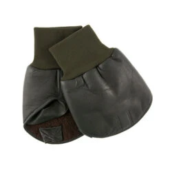 Men's Lined Leather Shooting Mitts