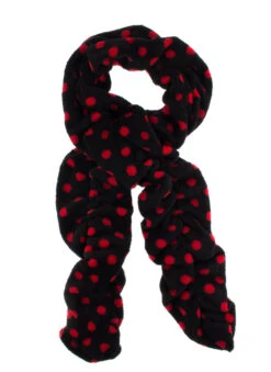 Women’s Polka Dot Ruffle Scarf