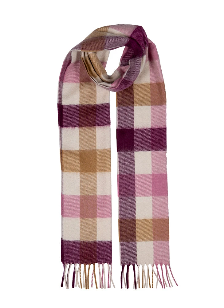 Heritage Plaid Check Cashmere Scarf With Tassels 17 Heritage Plaid Check Cashmere Scarf With Tassels - Image 17