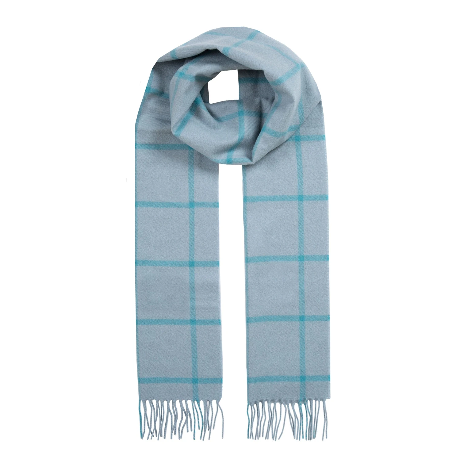 Heritage Plaid Check Cashmere Scarf With Tassels 16 Heritage Plaid Check Cashmere Scarf With Tassels - Image 16