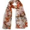 Women's Abstract Floral Print Lightweight Scarf