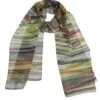 Women's Broken Stripes Print Lightweight Scarf